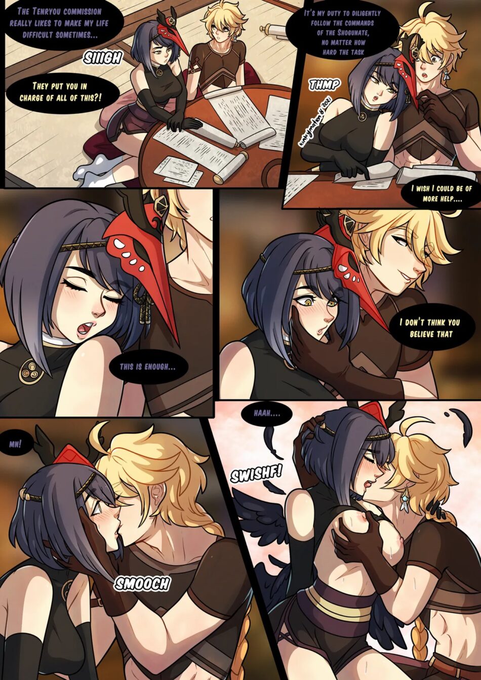 Genshin Impact Teapot Tales Vol.I Rule 34 Porn Comic by Kinkymation (29)