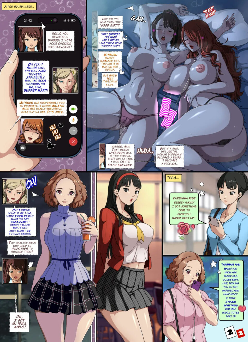 Sisters Enslutment (Persona 4 - Persona 5) Rule 34 Porn Comic by Stormfeder (22)
