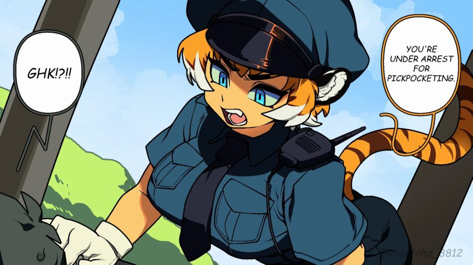 Tiger Girl Porn Comic by JunkZero 01