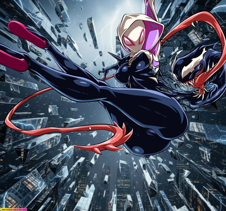Gwenom Time To Relax K-Pop Demon Hunters Rule 34 Porn Comic by FoxyArt (21)