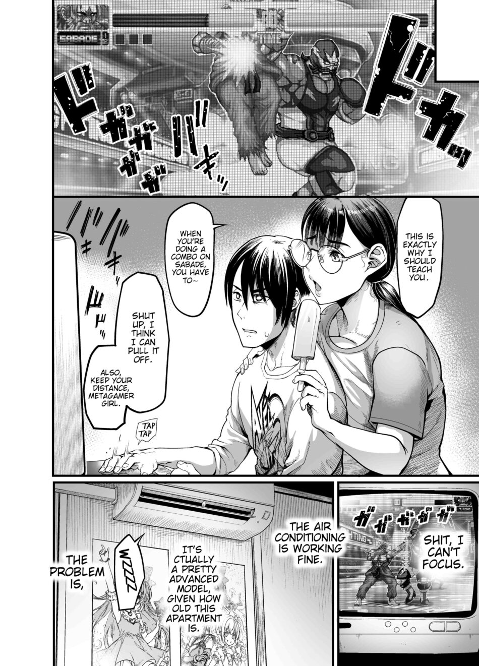 Hamewaza Gaming Jimiko Huge Tits Porn Hentai Manga by Remu (12)