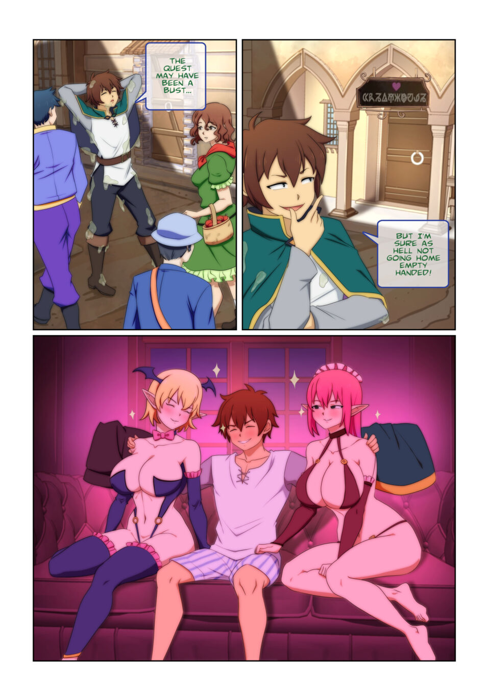 Konosuba Mistaken Identity Hentai Rule 34 Porn by Bokuman (2)