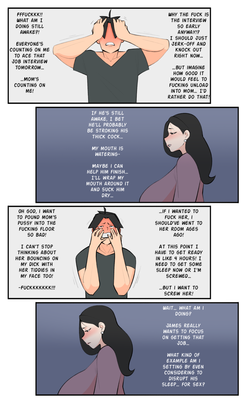 Lisa and James Breaking Bed (Parts 1-2) Porn Comic by Jopuari (9)