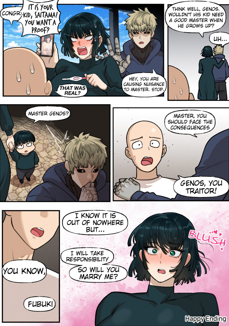 One Punch Man Fubuki 2 Rule 34 Porn Hentai Manga by 6no1 (21)